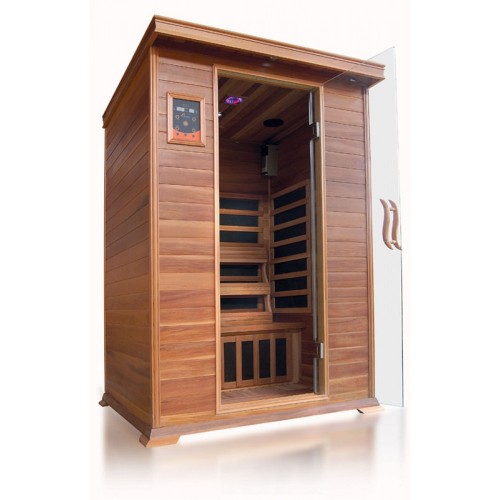 Sierra 2 Person Indoor Infrared Sauna Carbon nano heaters